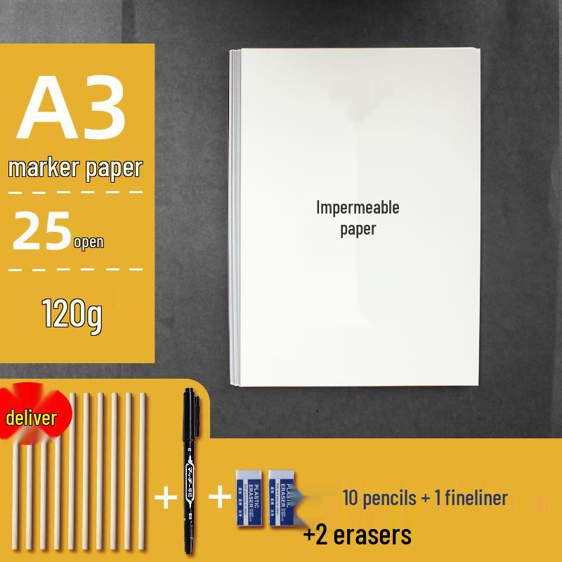 8K and 16K Watercolor & Drawing Paper for Children and Art Students - A4, 4K Full Sheets