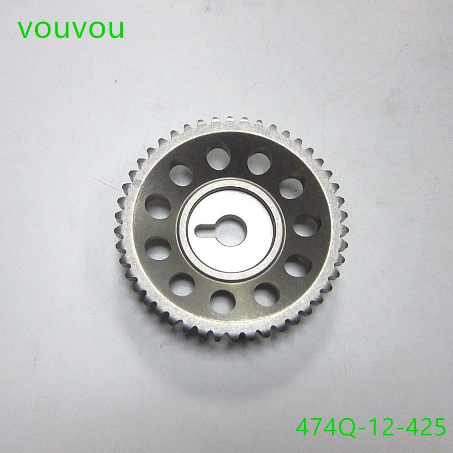 Car Accessories 474Q-12-450 Engine Timing Chain Exhaust Camshaft Gear Pulle for Haima 2 2007-2016 M3 2012-2016 S5 M5 474Q Engine
