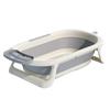 Temperature-sensitive baby bath basin, home bathroom anti-slip sitting and lying support bath rack, home baby folding