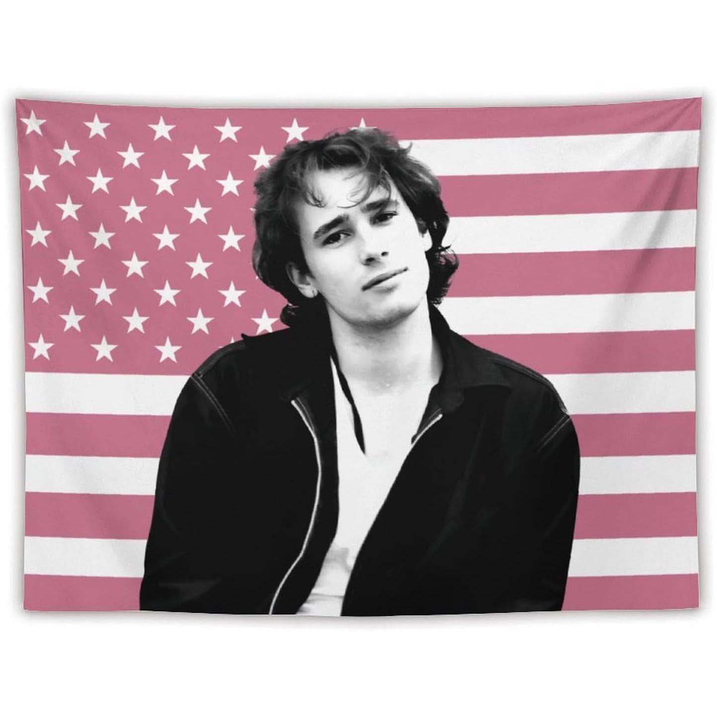 

Tapestry yan2l8ee Jeff Poster Buckley Aesthetic 75x100 чёрный