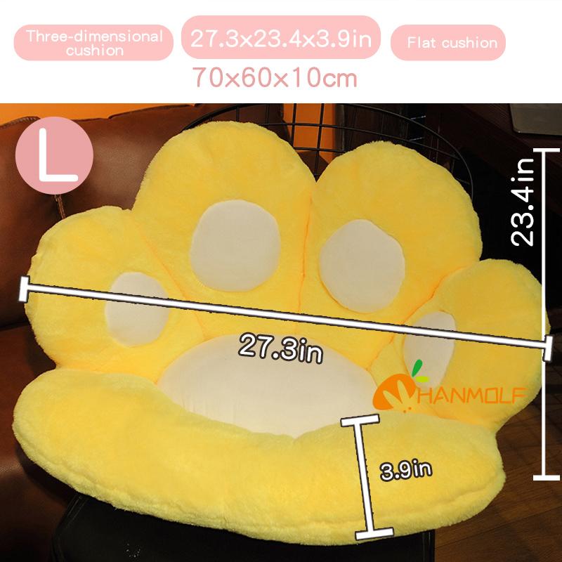 Cat'S Paw Plush Pillow Stuffed Fluffy Chair Sofa Cartoon Animal Seat Cushion Indoor Floor Decoration For Cats Dogs Present