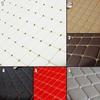 100x140cm Embroidery Quilted PVC Leather Fabric for Car Floor Mat Seat Decoration Faux Leathers Upholstery Wall Craft Material
