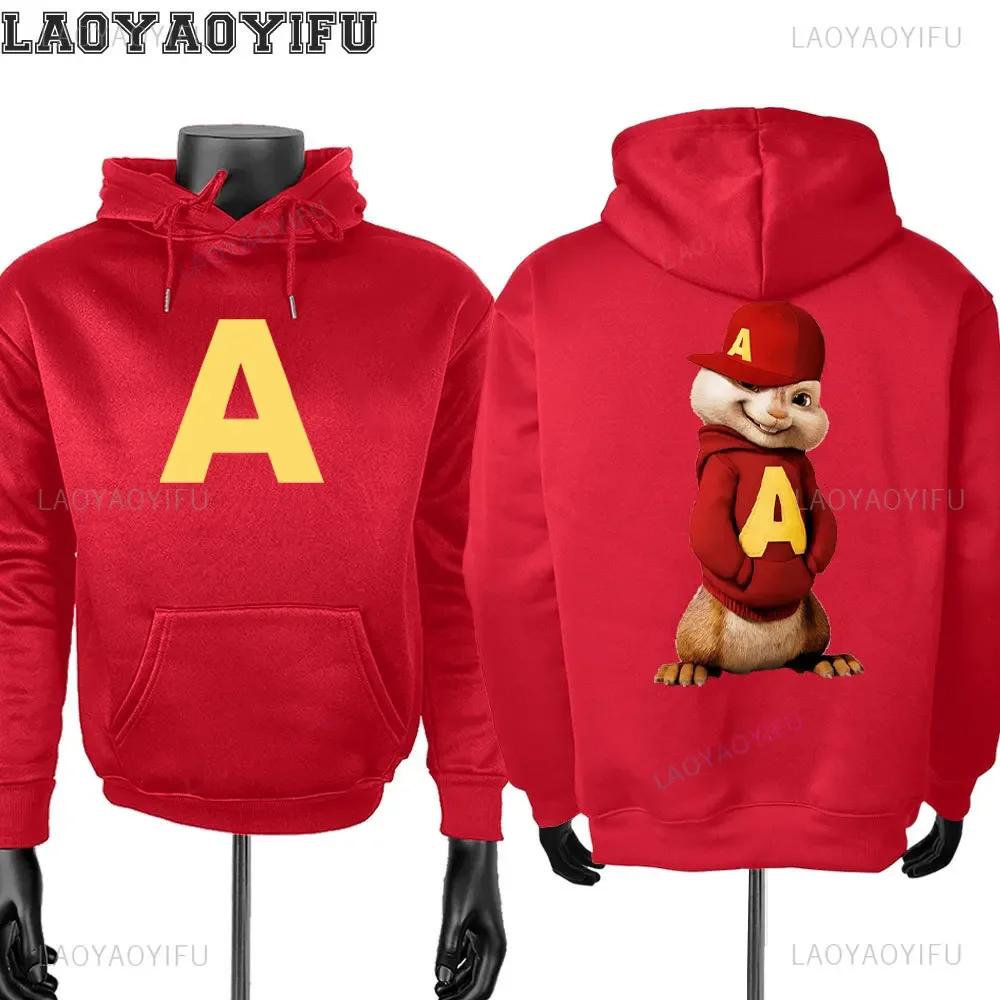 Alvin and The Chipmunks: The Squeakquel's Pullover Woman Manfashion Drop Shoulder Hoodie Is Available for Best Friend Sweatshirt