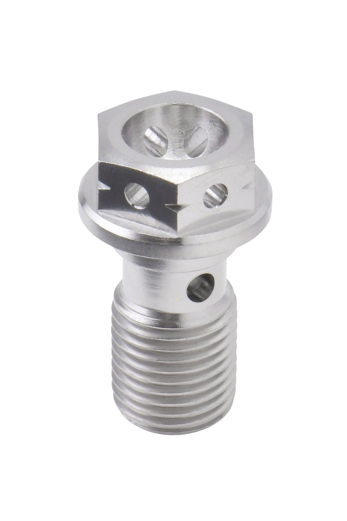 

ZETA RACING Titanium Banjo Bolt, M10 P=1.0, Short, L18.5, for Brembo, Goodridge, etc., DIRTFREAK D6875 (formerly ZT15-1010)
