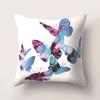 Colorful Butterfly Insect Printed Pattern Cushion Cover for Home Bedroom Living Room Car Sofa Decorative Pillowcase