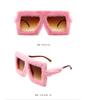 Pipi Kid Disco Furry Plush Sunglasses: Square Glasses, Christmas Mirror Decoration