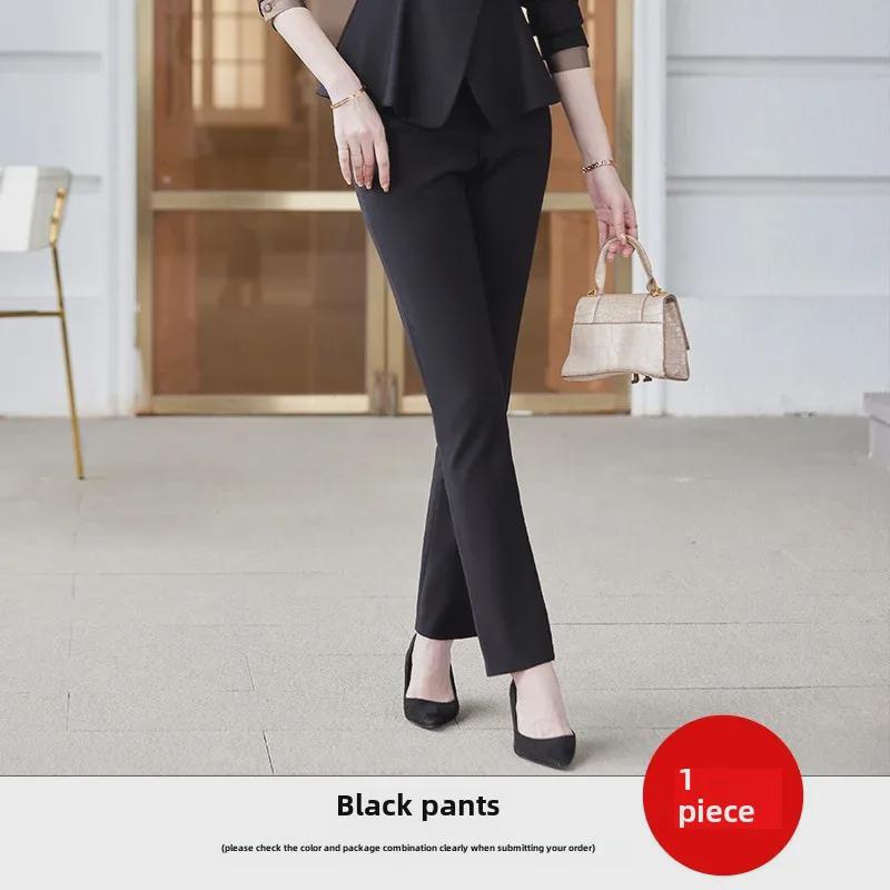 

Женский профессиональный костюм с длинным рукавом - в стиле стюардессы для отеля, салона, стойки регистрации 2XL