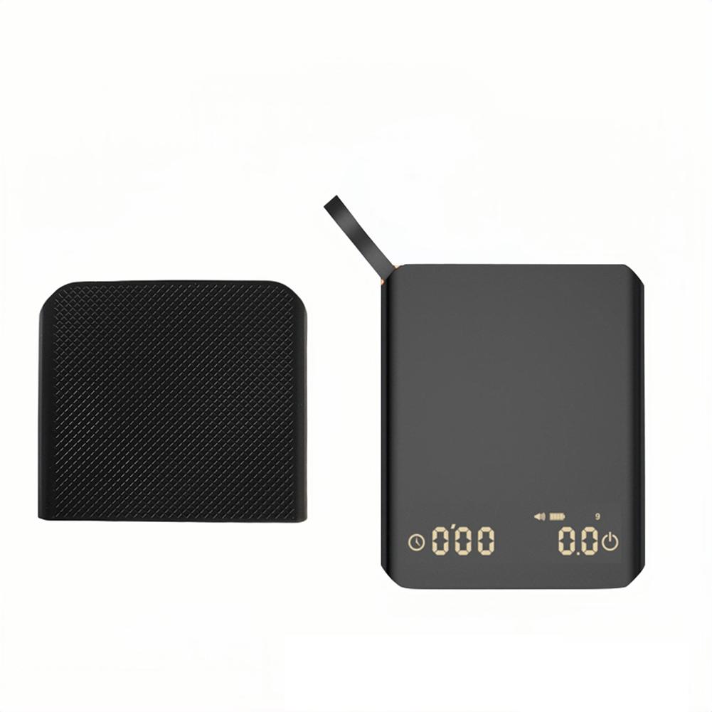 Electronic Coffee Scale with Timer Rechargeable High Precision Kitchen Scale LED Display 0.1g for Espresso and Pour Over Coffee