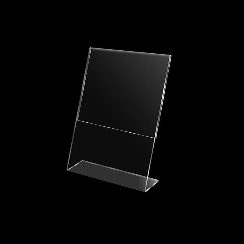 Transparent Acrylic Picture Frame Display Stand Desk Display Card Stand Price Tag Clip Sign Card Holder Stands