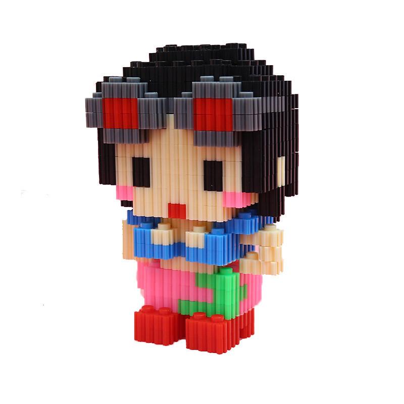 Trendige Spielbausteine Box - Kleines Nest Squidward Mädchen Lern-Geburtstagsspielzeug