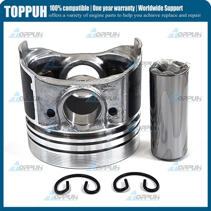New D722 Piston Kit STD 67mm or oversize +0.5 Piston with Ring For Kubota D722 16853-21050 16851-21114 16851-21982