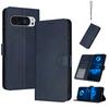 Magnetic Flip Cover Leather Case For Google Pixel 9 8A 7A 6A 8 7 6 Pixel9 Pro Pixel8 A Pixel7A Solid Color Skin Feel Wallet Bags