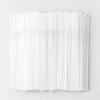 Food Grade Colored Flexible Plastic Drinking Straws For Juice And Milk Tea 100 Pack