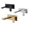 Wash Basin Bathroom Faucet Hot and Cold Water Wall Mount Mixer Sink Tap Bath Modern Single Lever Handle Bathroom Accessories
