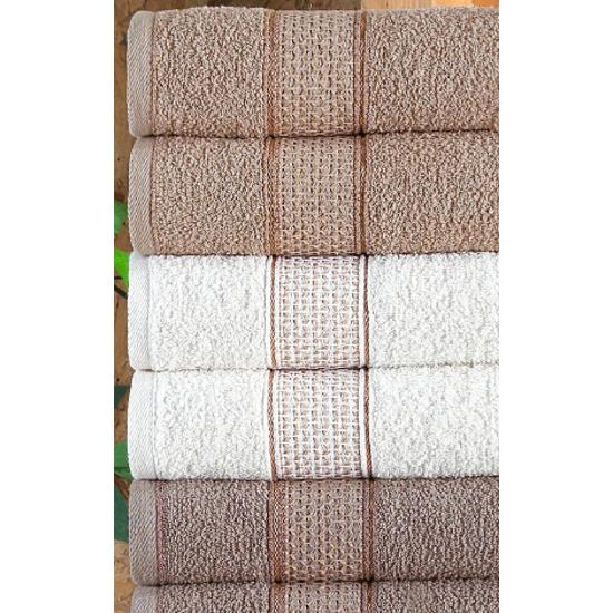 Sobeska 40x70 Cm 6 Pcs Hand And Face Towel Cotton