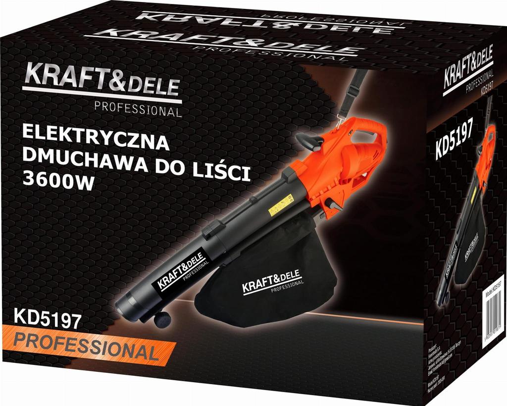 Souffleur de feuilles électrique 3600W KD5197