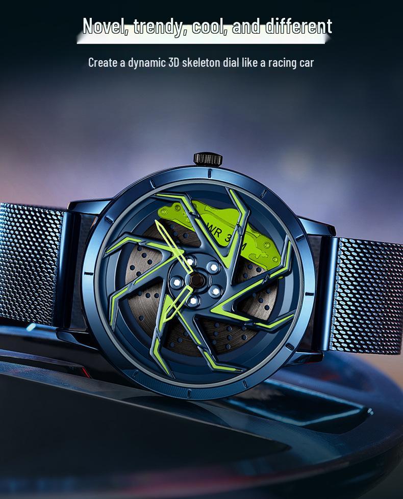 Sanda Meilleure Vente 1088 Montre pour Adolescent: Personnalisé, Cadran Rotatif 3D, Tendance, Quartz Étanche.