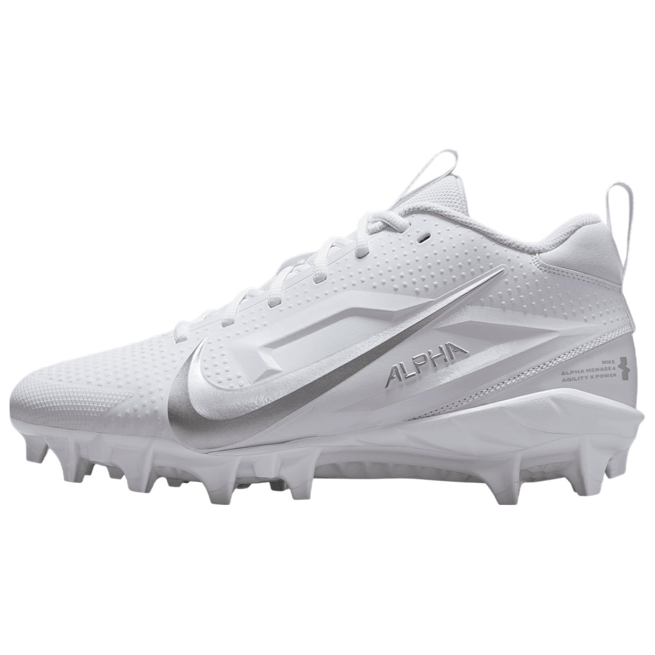 

Nike Alpha Menace 4 Varsity White Metallic Silver FN0027-101 40