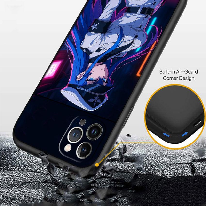 LO8 Anime Esdeath Soft Shell Phone Case for iPhone SE X XS XR 11 16E 17 Pro Max Air 8 7 6 6s Plus