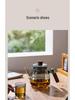 High-Temperature Resistant Glass Teapot for Boiling Water and Brewing Tea with Special Tea Separation Feature.