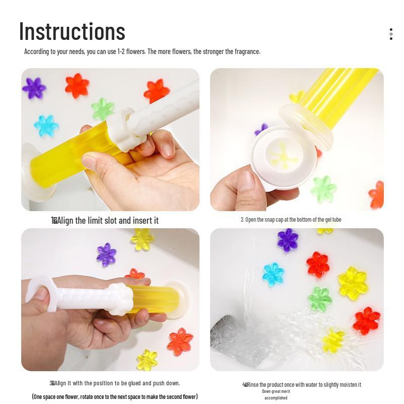 Toilet Bowl Odor Eliminating Gel: 14 Long-Lasting Floral Fragrance Cleaners