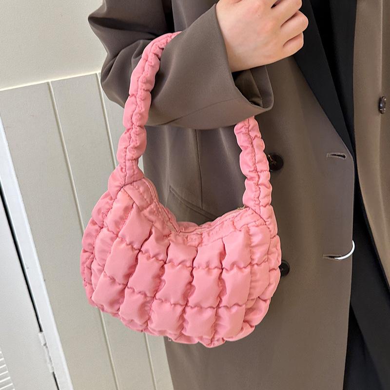 Popular Folded Cloud Bag for Women Ins French Niche Design Single-shoulder Handbag