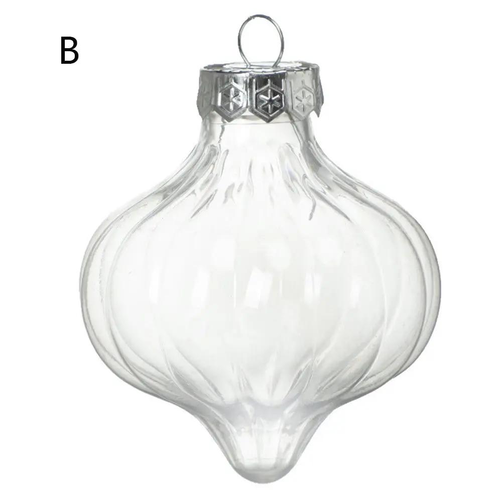 

DIY Gifts Hanging Xmas Ornaments Fillable Transparent Balls Christmas Tree Decoration Candy Box