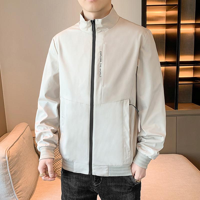 

Куртка с воротником-стойкой, Мужская универсальная одежда, Повседневная куртка, Мужская одежда L