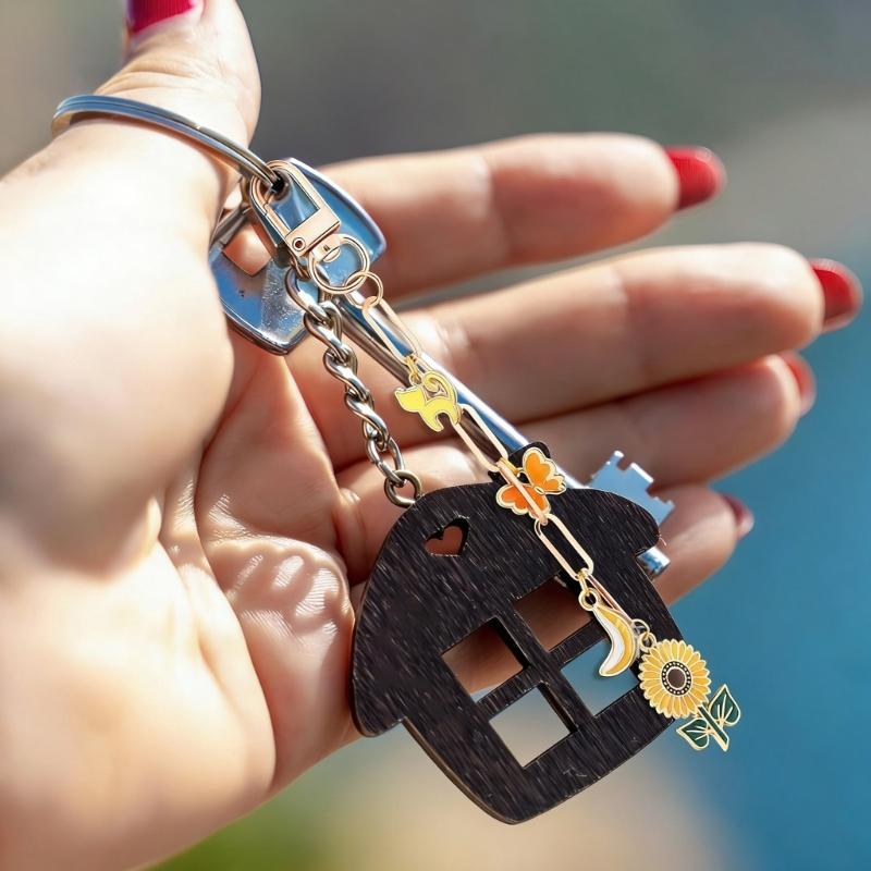 Alloy Keychain Craft Kits With Multiple Accessories For Personalised Jewelry Making And Creative Gifts Keyring Supplies