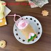 Pancake Animal Plush Toy Capybara Doll Keychain Backpack Pendant Gift Holiday