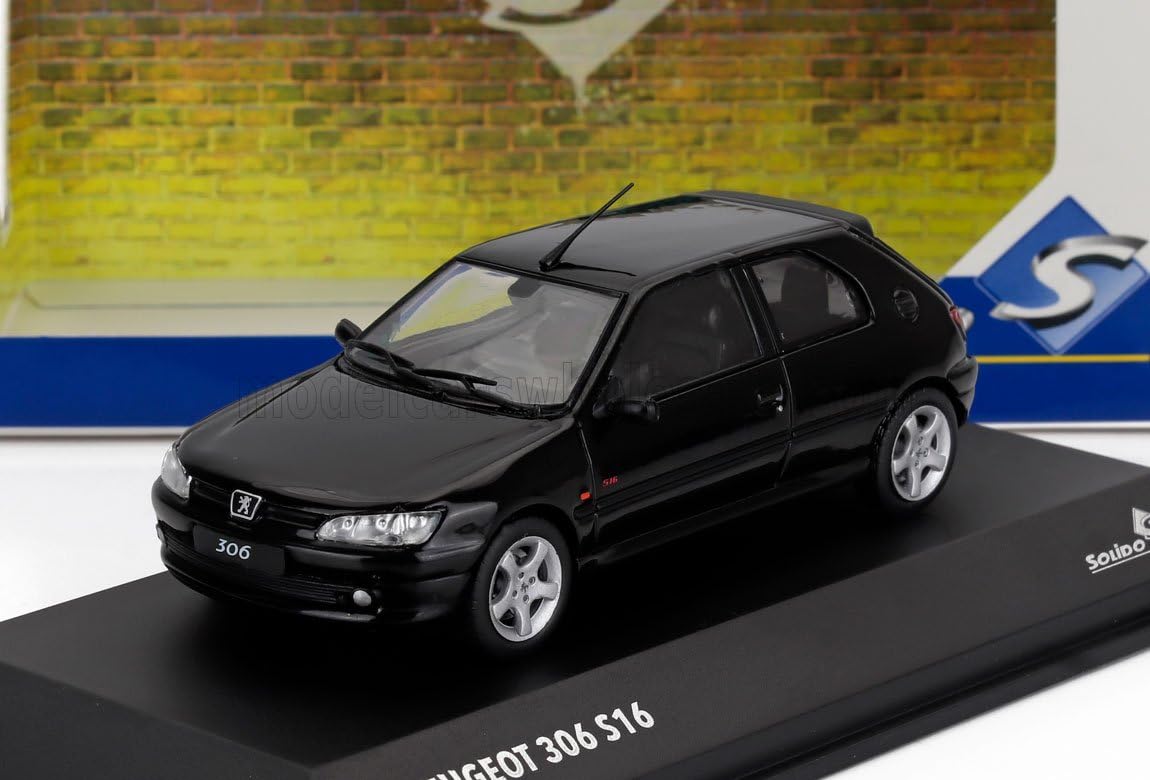 

SOLIDO Масштаб Peugeot 306 S16 1994 Готовая модель S4311405 1/43 (черный)