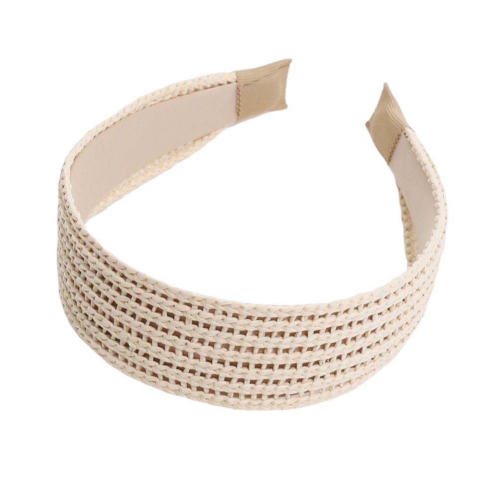 Fashion Raffia Hairbands Eco-Friendly Straw Raffia Knot Headband Bohemian Headbands Bridal Party