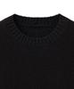 NOIRER Low Gauge Crop Half Knit (Black)