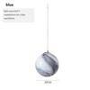 Planet Led Pendant Lamp Children Room Creative chandelier Glass Ball Hanging Lights Boy Bedroom Space Reading Indoor Decor Light