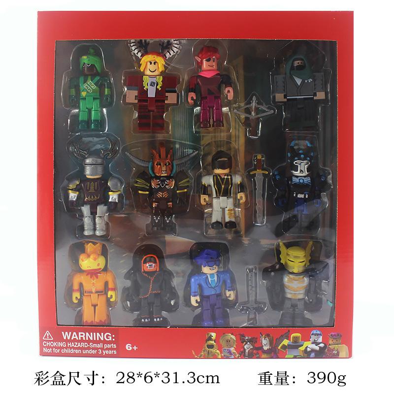 Roblox Action Figures 12 Pcs 2.5 To 3 Inch Collectible Virtual Game Character Toys With Accessories Box Set For Kids Collectors