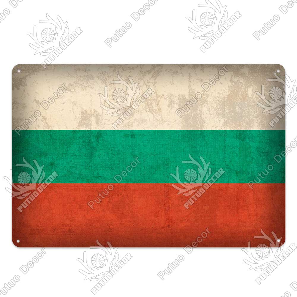 Dekorationsflagga Vintage Plakett Metallplatta Tennskylt Väggkonst Dekoration Affischer Man Cave Bar Pub Vardagsrum Hem Järnmålning