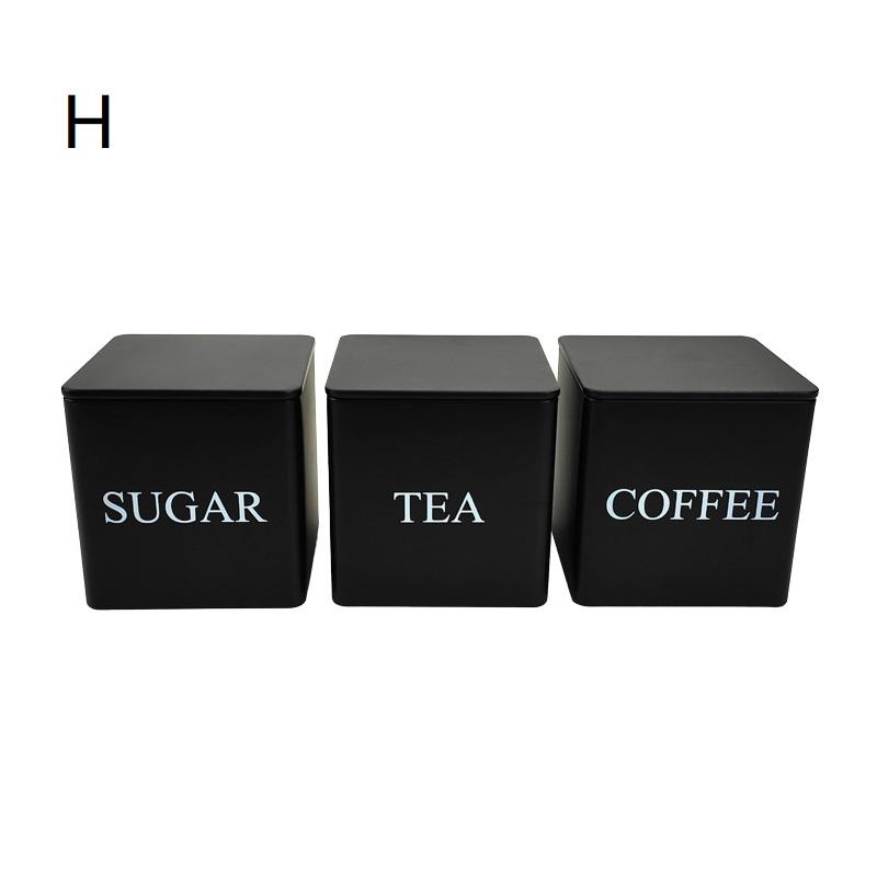 3 Stück 1L Kaffeebohnen Vorratsdosen Tee Zucker Vakuumversiegelte Gläser Eisen Vorratsdosen Hitze Küche Creme Dose Luftdichter Deckel