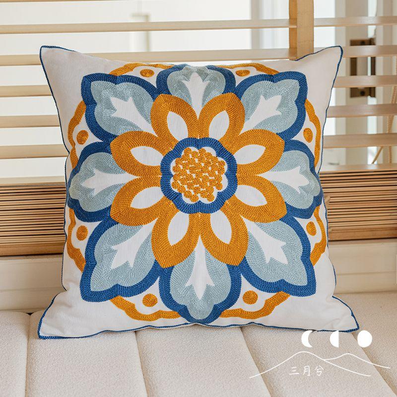 

Кремовый стиль Подушка для дивана в гостиную Атмосфера Маленький цветок Наволочка для декоративной подушки Хлопковая ткань Подушка Эркер Спальня Кровать Подголовник All kinds of Customs 45*45 (pillowcase)