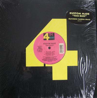 12inch Record KUSTOM MADE - Too Busy 4405150 4th Broadway 1990 US Dance Electronica Used