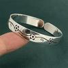 925 Sterling Silver, Retro Plum Blossom Bracelet, Simple and Retro, Versatile, Suitable for Daily Wear
