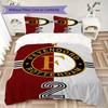 Feyenoord Pattern Bedding Uilt Set Uilt Cover Pillowcase Home Decoration Birthday Gift (1 * Duvet Cover + 2 * Pillowcase  Without Core)53