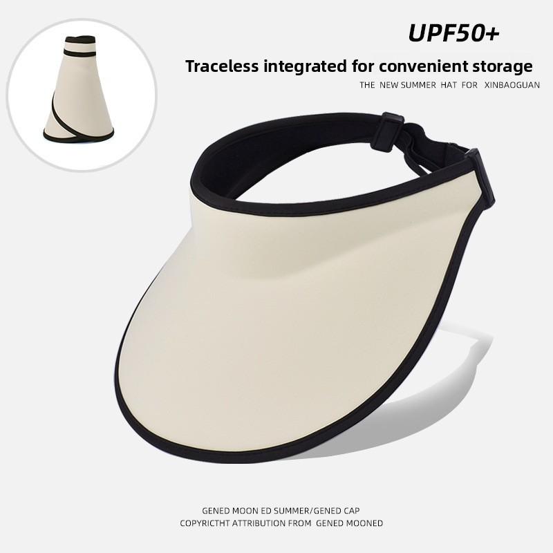 Ice Silk Summer Sun Hat With Large Brim And Uv Protection For Outdoor Women