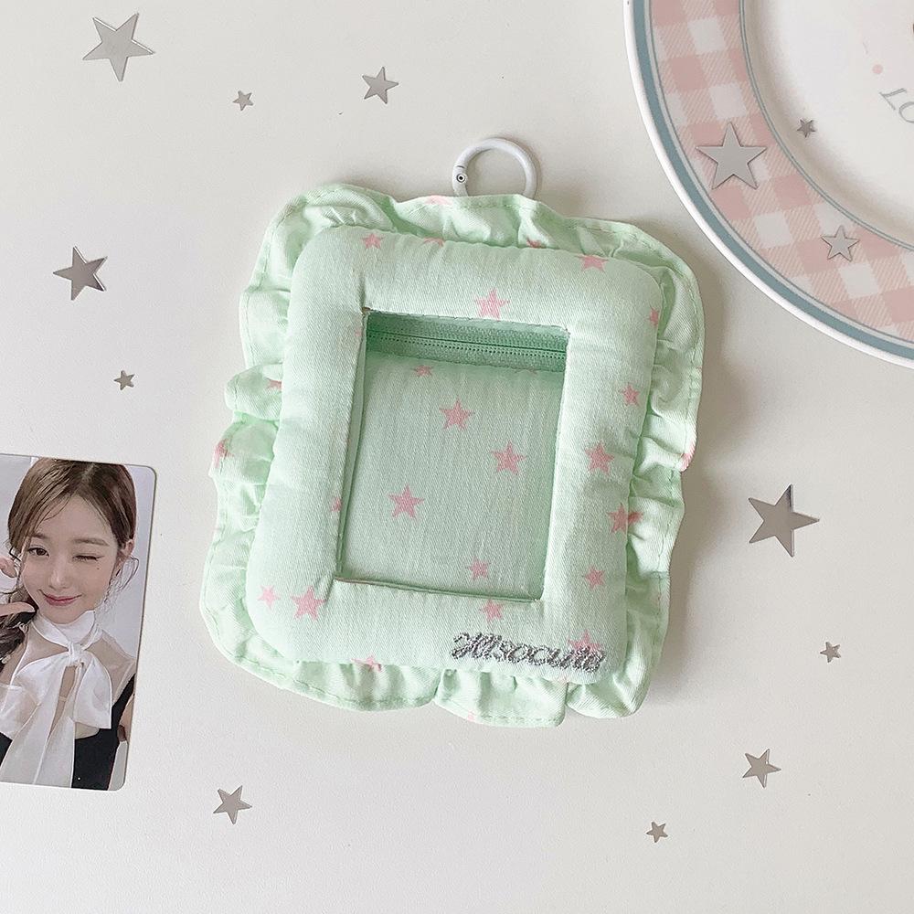 Lace Pillow Card Holder & Polaroid Sleeve - Campus Card Display Pendant & Stargazer Protective Sleeve