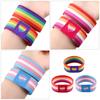 Rainbow Sweatbands Handball Wrist Support Absorbent Wristband Wrist Support Breathable Sweatband for Various Sports
