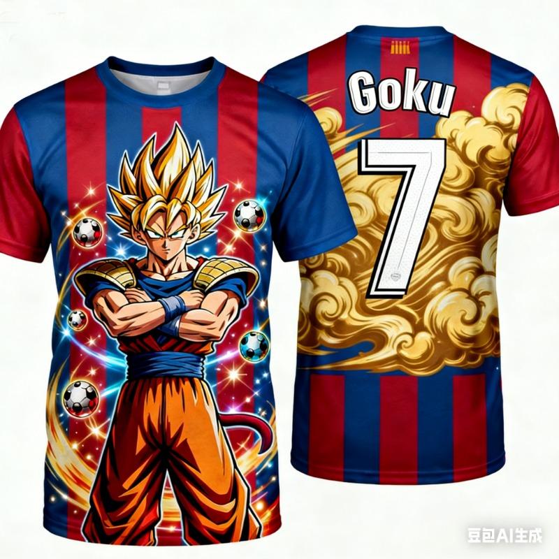 2026 Summer Dragon Ball Retro Fitness T-shirt Men's Oversized 3D Printed Short-sleeved Family Unisex Children's Sports Shirt