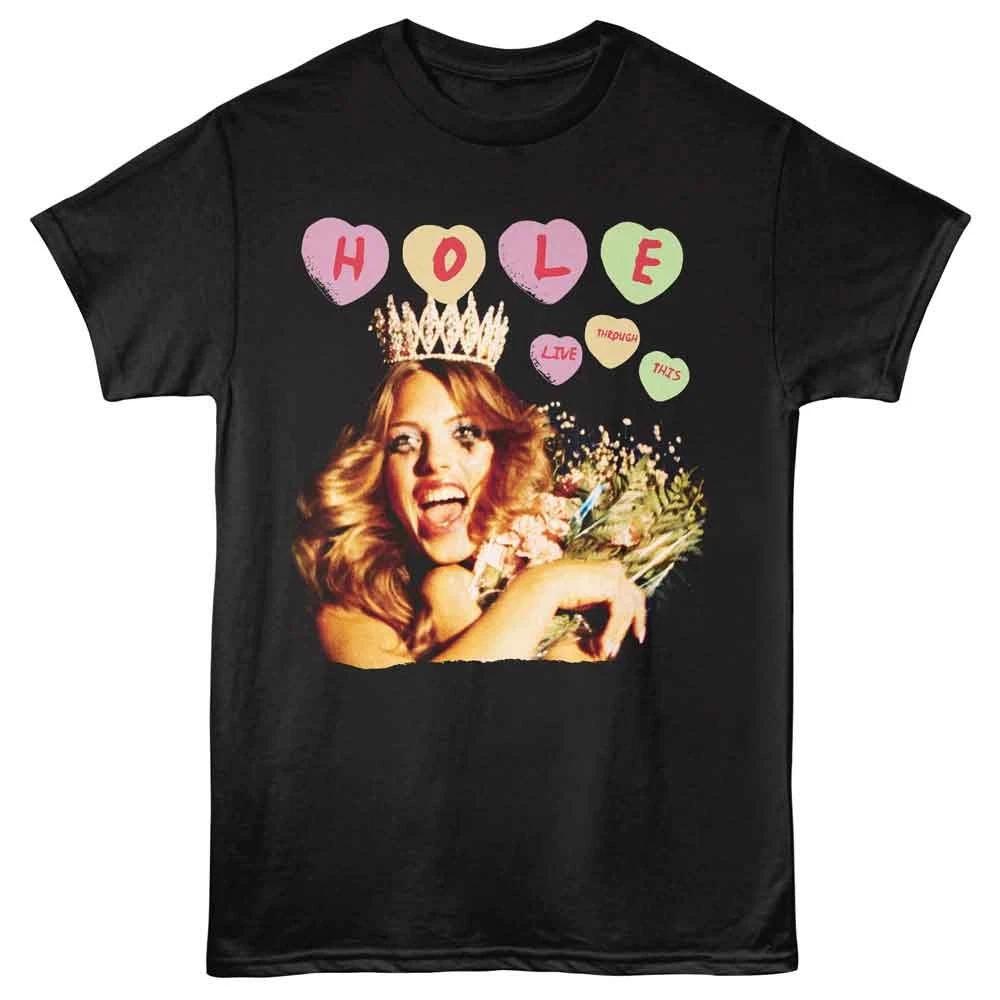 Hole - Live Through This Candies -  Short Sleeve Children s T-shirt - Black 110