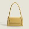 Simple New Women's Bag, High-end Solid Color Underarm Bag, Versatile Styling Small Square Bag, Shoulder Texture Flip Bag.