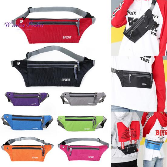 

Мода Унисекс Беговой Ремень Fanny Pack Открытый Спорт Бомж Талия Сумка Телефон Сумка