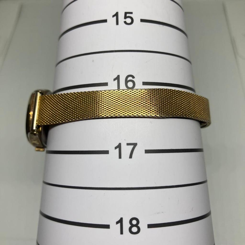 Used Excellent Condition, Working SEIKO Quartz Ladies Watch, Gold Dial, Mesh Band 1421-5690
