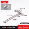 Invisible T-Shaped Shelf Brackets for Concealed Wall-Mounted Bookshelf Support